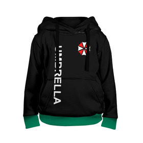 Детская толстовка 3D с принтом UMBRELLA CORP в городе Новоалтайск, 100% полиэстер | двухслойный капюшон со шнурком для регулировки, мягкие манжеты на рукавах и по низу толстовки, спереди карман-кенгуру с мягким внутренним слоем | ada wong | biohazard | game | gamer | leon | logo | mistic | raccoon city | re2 | resident evil 2 | rpd | stars | umbrella | ада вонг | амбрелла | зомби | игра | мистика | ужасы