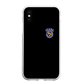 Чехол для iPhone XS Max матовый с принтом S T A R S (НА СПИНЕ) в городе Новоалтайск, Силикон | Область печати: задняя сторона чехла, без боковых панелей | ada wong | biohazard | game | gamer | leon | logo | mistic | raccoon city | re2 | resident evil 2 | rpd | stars | umbrella | ада вонг | амбрелла | зомби | игра | мистика | ужасы