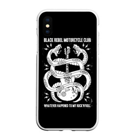 Чехол для iPhone XS Max матовый с принтом Black Rebel Motorcycle Club в городе Новоалтайск, Силикон | Область печати: задняя сторона чехла, без боковых панелей | Тематика изображения на принте: black rebel motorcycle club | brmc | rock | группы | инди | музыка | рок | рок н ролл