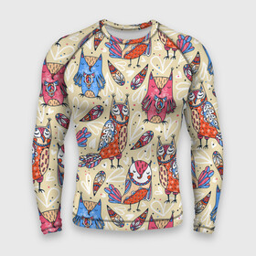 Мужской рашгард 3D с принтом Совы в городе Новоалтайск,  |  | art | beautiful | birds | c | creativity | drawing | graphics | nightly | owls | picture | predators | sit | графика | искусство | картинка | красивый | крутой | мода | модный | молодёжная | ночные | птицы | рисунок | сидят | совы | стиль