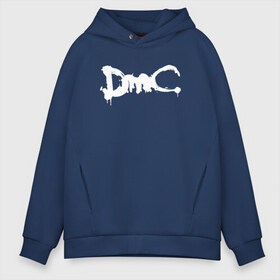 Мужское худи Oversize хлопок с принтом DMC в городе Новоалтайск, френч-терри — 70% хлопок, 30% полиэстер. Мягкий теплый начес внутри —100% хлопок | боковые карманы, эластичные манжеты и нижняя кромка, капюшон на магнитной кнопке | dante | devil may cry | devil may cry 5 | dmc | game | hell | play | sword | ад | данте | игры | компьютерные игры 2019 | меч