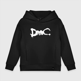 Детское худи Oversize хлопок с принтом DMC (НА СПИНЕ) в городе Новоалтайск, френч-терри — 70% хлопок, 30% полиэстер. Мягкий теплый начес внутри —100% хлопок | боковые карманы, эластичные манжеты и нижняя кромка, капюшон на магнитной кнопке | dante | devil may cry | devil may cry 5 | dmc | game | hell | play | sword | ад | данте | игры | компьютерные игры 2019 | меч