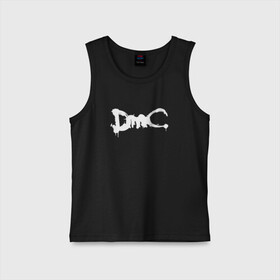 Детская майка хлопок с принтом DMC (НА СПИНЕ) в городе Новоалтайск,  |  | dante | devil may cry | devil may cry 5 | dmc | game | hell | play | sword | ад | данте | игры | компьютерные игры 2019 | меч