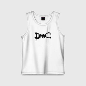 Детская майка хлопок с принтом DMC (НА СПИНЕ) в городе Новоалтайск,  |  | dante | devil may cry | devil may cry 5 | dmc | game | hell | play | sword | ад | данте | игры | компьютерные игры 2019 | меч