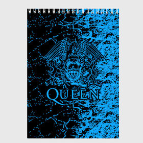 Скетчбук с принтом Queen в городе Новоалтайск, 100% бумага
 | 48 листов, плотность листов — 100 г/м2, плотность картонной обложки — 250 г/м2. Листы скреплены сверху удобной пружинной спиралью | queen | брайан мэи | британская | группа | джон дикон | королева | роджер тейлор | рок | фредди меркьюри