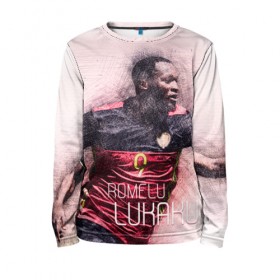 Детский лонгслив 3D с принтом Romelu Lukaku в городе Новоалтайск, 100% полиэстер | длинные рукава, круглый вырез горловины, полуприлегающий силуэт
 | de gea | fellaini | lukaku | manchester | manchester united | mufc | rooney | де хеа | лукаку | манчестер | манчестер юнайтед | феллайни | футбол