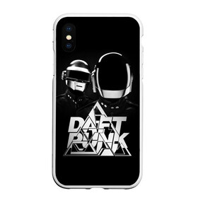 Чехол для iPhone XS Max матовый с принтом Daft Punk в городе Новоалтайск, Силикон | Область печати: задняя сторона чехла, без боковых панелей | daft punk | electronic | house | human | music | robot | дафт панк | музыка | синти поп | хаус | электроника