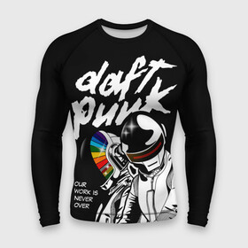 Мужской рашгард 3D с принтом Daft Punk в городе Новоалтайск,  |  | daft punk | electronic | house | human | music | robot | дафт панк | музыка | синти поп | хаус | электроника