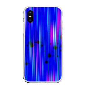 Чехол для iPhone XS Max матовый с принтом neon strokes в городе Новоалтайск, Силикон | Область печати: задняя сторона чехла, без боковых панелей | Тематика изображения на принте: abstract | abstraction | comb | cyberpunk | texture | абстракция | бронь | броня | кибер панк | соты | стальные соты | текстуры