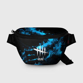 Поясная сумка 3D с принтом DEAD BY DAYLIGHT в городе Новоалтайск, 100% полиэстер | плотная ткань, ремень с регулируемой длиной, внутри несколько карманов для мелочей, основное отделение и карман с обратной стороны сумки застегиваются на молнию | dead by daylight | game | hillbilly | maniacs | trapper | wraith | деревенщина | игра | мертвые днем | охотник | призрак