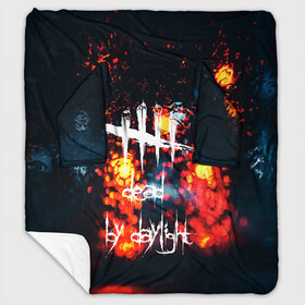 Плед с рукавами с принтом DEAD BY DAYLIGHT в городе Новоалтайск, 100% полиэстер | Закругленные углы, все края обработаны. Ткань не мнется и не растягивается. Размер 170*145 | dead by daylight | game | hillbilly | maniacs | trapper | wraith | деревенщина | игра | мертвые днем | охотник | призрак