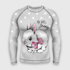 Мужской рашгард 3D с принтом My little Bunny в городе Новоалтайск,  |  | art | best | cool | creativity | drawing | graphics | phonthasia | picture | trend | бант | белый | графика | животное | зайченок | зайчик | искусство | картинка | кролик | крутой | лучший | маленький | милый | модный | мой | пушистый