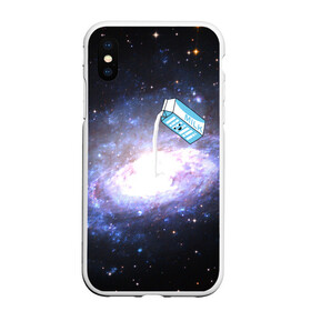 Чехол для iPhone XS Max матовый с принтом Milky Way в городе Новоалтайск, Силикон | Область печати: задняя сторона чехла, без боковых панелей | cosmos | milk | nasa | space | космос | млечный путь | молоко