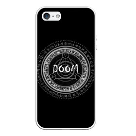 Чехол для iPhone 5/5S матовый с принтом DoomRing в городе Новоалтайск, Силикон | Область печати: задняя сторона чехла, без боковых панелей | doom | doom 3 | дум | игра