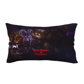 Подушка 3D антистресс с принтом Five Nights at Freddy`s в городе Новоалтайск, наволочка — 100% полиэстер, наполнитель — вспененный полистирол | состоит из подушки и наволочки на молнии | five nights at freddy s | game | horror | игры | механические куклы | ночь | охранник | пять ночей у фредди | светящиеся глаза | ужас
