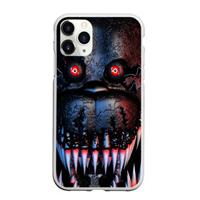 Чехол для iPhone 11 Pro матовый с принтом Five Nights at Freddys в городе Новоалтайск, Силикон |  | Тематика изображения на принте: five nights at freddy s | game | horror | игры | механические куклы | ночь | охранник | пять ночей у фредди | светящиеся глаза | ужас
