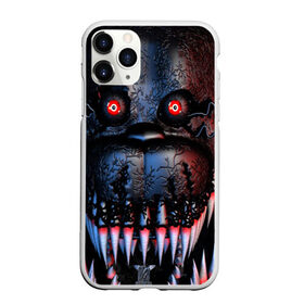 Чехол для iPhone 11 Pro Max матовый с принтом Five Nights at Freddys в городе Новоалтайск, Силикон |  | Тематика изображения на принте: five nights at freddy s | game | horror | игры | механические куклы | ночь | охранник | пять ночей у фредди | светящиеся глаза | ужас