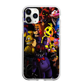 Чехол для iPhone 11 Pro Max матовый с принтом Five Nights at Freddys в городе Новоалтайск, Силикон |  | Тематика изображения на принте: five nights at freddy s | game | horror | игры | механические куклы | ночь | охранник | пять ночей у фредди | светящиеся глаза | ужас