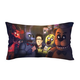 Подушка 3D антистресс с принтом Five Nights at Freddy`s в городе Новоалтайск, наволочка — 100% полиэстер, наполнитель — вспененный полистирол | состоит из подушки и наволочки на молнии | five nights at freddy s | game | horror | игры | механические куклы | ночь | охранник | пять ночей у фредди | светящиеся глаза | ужас
