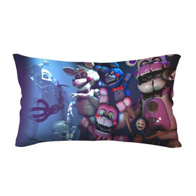 Подушка 3D антистресс с принтом Five Nights at Freddy`s в городе Новоалтайск, наволочка — 100% полиэстер, наполнитель — вспененный полистирол | состоит из подушки и наволочки на молнии | five nights at freddy s | game | horror | игры | механические куклы | ночь | охранник | пять ночей у фредди | светящиеся глаза | ужас