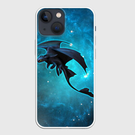 Чехол для iPhone 13 mini с принтом Night Fury в городе Новоалтайск,  |  | Тематика изображения на принте: how to train your dragon | night fury | беззубик | дракон | как приручить дракона | ночная фурия