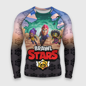 Мужской рашгард 3D с принтом Brawl Stars в городе Новоалтайск,  |  | brawl stars | brawl stbrawl | colt | poco | shelly | stars | бравл | игра | игры | кольт | мобильные игрыars | поко | старс | шелли
