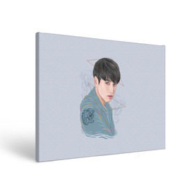 Холст прямоугольный с принтом Jeon Jungkook в городе Новоалтайск, 100% ПВХ |  | bts | gucci | jeon jungkook | k pop | korean pop | music | бтс | гуси | гучи | гуччи | кей поп | коллаб | чон чонгук