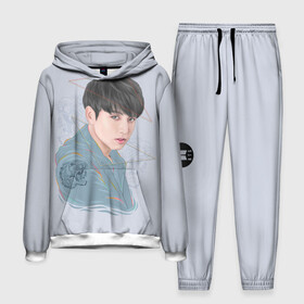 Мужской костюм 3D (с толстовкой) с принтом Jeon Jungkook в городе Новоалтайск,  |  | Тематика изображения на принте: bts | gucci | jeon jungkook | k pop | korean pop | music | бтс | гуси | гучи | гуччи | кей поп | коллаб | чон чонгук