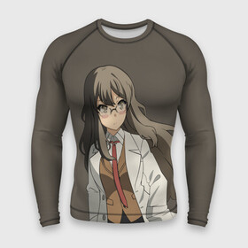 Мужской рашгард 3D с принтом Rascal Does Not Dream | Рио Футаба в городе Новоалтайск,  |  | anime | rascal does not dream of bunny girl senpai | seishun buta yarou wa bunny girl senpai | аниме | сакурадзима май | сакута | этот глупый свин не понимает мечту девочки зайки
