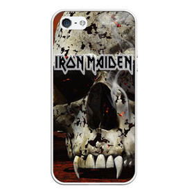 Чехол для iPhone 5/5S матовый с принтом Iron Maiden в городе Новоалтайск, Силикон | Область печати: задняя сторона чехла, без боковых панелей | бас | британия | брюс дикинсон | гитара | группа | дева | железная | метал | нико макбрэйн | рок | стив харрис | хеви | яник герс