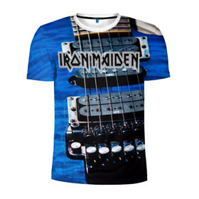 Мужская футболка 3D спортивная с принтом Iron Maiden в городе Новоалтайск, 100% полиэстер с улучшенными характеристиками | приталенный силуэт, круглая горловина, широкие плечи, сужается к линии бедра | бас | британия | брюс дикинсон | гитара | группа | дева | железная | метал | нико макбрэйн | рок | стив харрис | хеви | яник герс