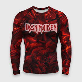 Мужской рашгард 3D с принтом Iron Maiden в городе Новоалтайск,  |  | бас | британия | брюс дикинсон | гитара | группа | дева | железная | метал | нико макбрэйн | рок | стив харрис | хеви | яник герс
