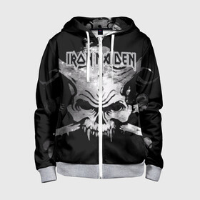 Детская толстовка 3D на молнии с принтом Iron Maiden в городе Новоалтайск, 100% полиэстер |  манжеты и пояс оформлены широкой мягкой резинкой, двухслойный капюшон со шнурком для регулировки, спереди карманы и застежка-молния
 | бас | британия | брюс дикинсон | гитара | группа | дева | железная | метал | нико макбрэйн | рок | стив харрис | хеви | яник герс
