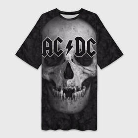 Платье-футболка 3D с принтом AC DC в городе Новоалтайск,  |  | австралийская | ангус янг | блюз | группа | малькольм янг | рок | рок н ролл | стиви янг | хард