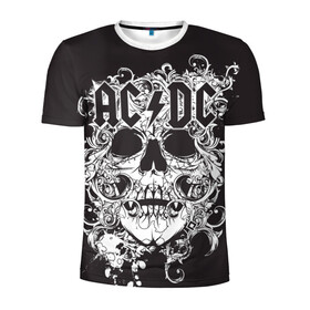 Мужская футболка 3D спортивная с принтом AC/DC  в городе Новоалтайск, 100% полиэстер с улучшенными характеристиками | приталенный силуэт, круглая горловина, широкие плечи, сужается к линии бедра | австралийская | ангус янг | блюз | группа | малькольм янг | рок | рок н ролл | стиви янг | хард