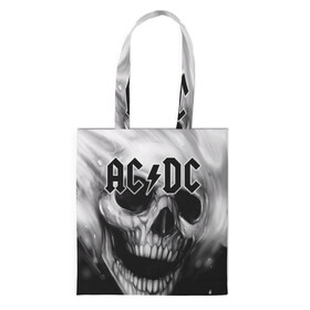 Шоппер 3D с принтом AC/DC  в городе Новоалтайск, 100% полиэстер | Плотность: 200 г/м2; Размер: 34×35 см; Высота лямок: 30 см | австралийская | ангус янг | блюз | группа | малькольм янг | рок | рок н ролл | стиви янг | хард