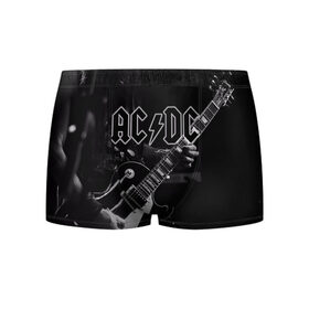 Мужские трусы 3D с принтом AC/DC в городе Новоалтайск, 50% хлопок, 50% полиэстер | классическая посадка, на поясе мягкая тканевая резинка | австралийская | ангус янг | блюз | группа | малькольм янг | рок | рок н ролл | стиви янг | хард