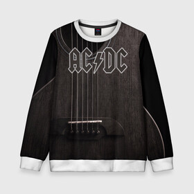 Детский свитшот 3D с принтом AC/DC  в городе Новоалтайск, 100% полиэстер | свободная посадка, прямой крой, мягкая тканевая резинка на рукавах и понизу свитшота | австралийская | ангус янг | блюз | группа | малькольм янг | рок | рок н ролл | стиви янг | хард
