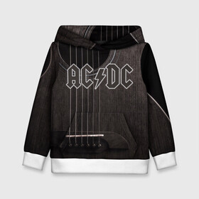 Детская толстовка 3D с принтом AC/DC  в городе Новоалтайск, 100% полиэстер | двухслойный капюшон со шнурком для регулировки, мягкие манжеты на рукавах и по низу толстовки, спереди карман-кенгуру с мягким внутренним слоем | австралийская | ангус янг | блюз | группа | малькольм янг | рок | рок н ролл | стиви янг | хард