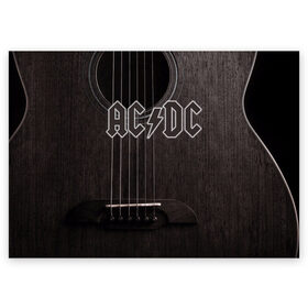 Поздравительная открытка с принтом AC/DC в городе Новоалтайск, 100% бумага | плотность бумаги 280 г/м2, матовая, на обратной стороне линовка и место для марки
 | Тематика изображения на принте: австралийская | ангус янг | блюз | группа | малькольм янг | рок | рок н ролл | стиви янг | хард