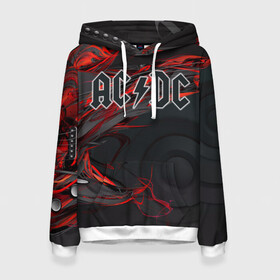Женская толстовка 3D с принтом AC/DC  в городе Новоалтайск, 100% полиэстер  | двухслойный капюшон со шнурком для регулировки, мягкие манжеты на рукавах и по низу толстовки, спереди карман-кенгуру с мягким внутренним слоем. | австралийская | ангус янг | блюз | группа | малькольм янг | рок | рок н ролл | стиви янг | хард