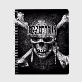 Тетрадь с принтом Led Zeppelin в городе Новоалтайск, 100% бумага | 48 листов, плотность листов — 60 г/м2, плотность картонной обложки — 250 г/м2. Листы скреплены сбоку удобной пружинной спиралью. Уголки страниц и обложки скругленные. Цвет линий — светло-серый
 | блюз рок | британская | группа | джимми пейдж | джон пол джонс | роберт плант | рок | фолк рок | хард рок | хеви метал