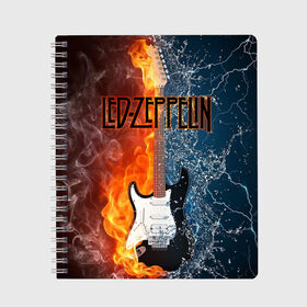 Тетрадь с принтом Led Zeppelin в городе Новоалтайск, 100% бумага | 48 листов, плотность листов — 60 г/м2, плотность картонной обложки — 250 г/м2. Листы скреплены сбоку удобной пружинной спиралью. Уголки страниц и обложки скругленные. Цвет линий — светло-серый
 | блюз рок | британская | группа | джимми пейдж | джон пол джонс | роберт плант | рок | фолк рок | хард рок | хеви метал