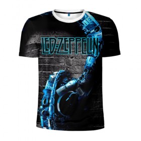 Мужская футболка 3D спортивная с принтом Led Zeppelin в городе Новоалтайск, 100% полиэстер с улучшенными характеристиками | приталенный силуэт, круглая горловина, широкие плечи, сужается к линии бедра | блюз рок | британская | группа | джимми пейдж | джон пол джонс | роберт плант | рок | фолк рок | хард рок | хеви метал