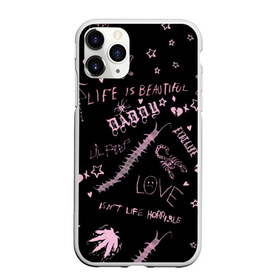 Чехол для iPhone 11 Pro матовый с принтом LIL PEEP - Life Is Beautiful в городе Новоалтайск, Силикон |  | Тематика изображения на принте: beautiful | broken | daddy | dead | exclusive | heart | life | lil | lilpeep | music | peep | pump | rap | rapper | rip | tattoo | густав | лил | лилпип | мертв | память | пип | рип | рэп | рэпер | сердечко | сердце | тату | умер