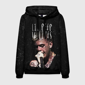 Мужская толстовка 3D с принтом LIL PEEP - 16 Lines в городе Новоалтайск, 100% полиэстер | двухслойный капюшон со шнурком для регулировки, мягкие манжеты на рукавах и по низу толстовки, спереди карман-кенгуру с мягким внутренним слоем. | 16 lines | beautiful | broken | daddy | dead | exclusive | heart | life | lil | lilpeep | music | peep | pump | rap | rip | tattoo | густав | лил | лилпип | мертв | память | пип | рип | рэп | рэпер | сердечко | сердце | тату | умер
