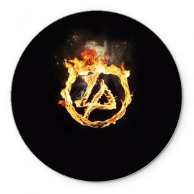 Коврик круглый с принтом Linkin Park в городе Новоалтайск, резина и полиэстер | круглая форма, изображение наносится на всю лицевую часть | Тематика изображения на принте: американская | группа | линкин | майк шинода | метал | музыка | ню | парк | поп | рок | рэп | феникс фаррелл | честер беннингтон | электроник