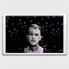 Магнит 45*70 с принтом LIL PEEP - Runaway в городе Новоалтайск, Пластик | Размер: 78*52 мм; Размер печати: 70*45 | beautiful | broken | daddy | dead | exclusive | heart | life | lil | lilpeep | music | peep | pump | rap | rapper | rip | runaway | tattoo | густав | лил | лилпип | мертв | память | пип | рип | рэп | рэпер | сердце | тату | умер