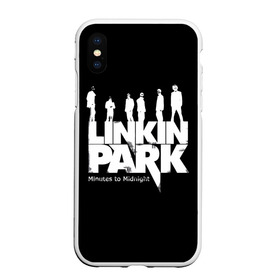 Чехол для iPhone XS Max матовый с принтом Linkin Park в городе Новоалтайск, Силикон | Область печати: задняя сторона чехла, без боковых панелей | Тематика изображения на принте: американская | группа | линкин | майк шинода | метал | музыка | ню | парк | поп | рок | рэп | феникс фаррелл | честер беннингтон | электроник