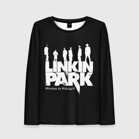 Женский лонгслив 3D с принтом Linkin Park в городе Новоалтайск, 100% полиэстер | длинные рукава, круглый вырез горловины, полуприлегающий силуэт | американская | группа | линкин | майк шинода | метал | музыка | ню | парк | поп | рок | рэп | феникс фаррелл | честер беннингтон | электроник
